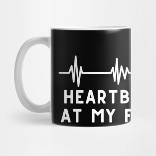 Dog Heartbeat Line Mug